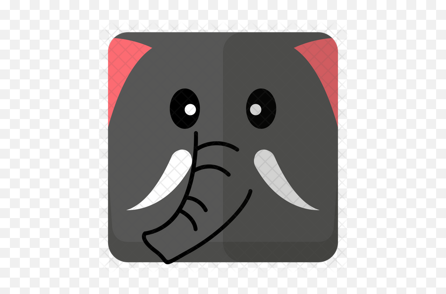 Elephant Head Icon - Happy Png,Elephant Head Png