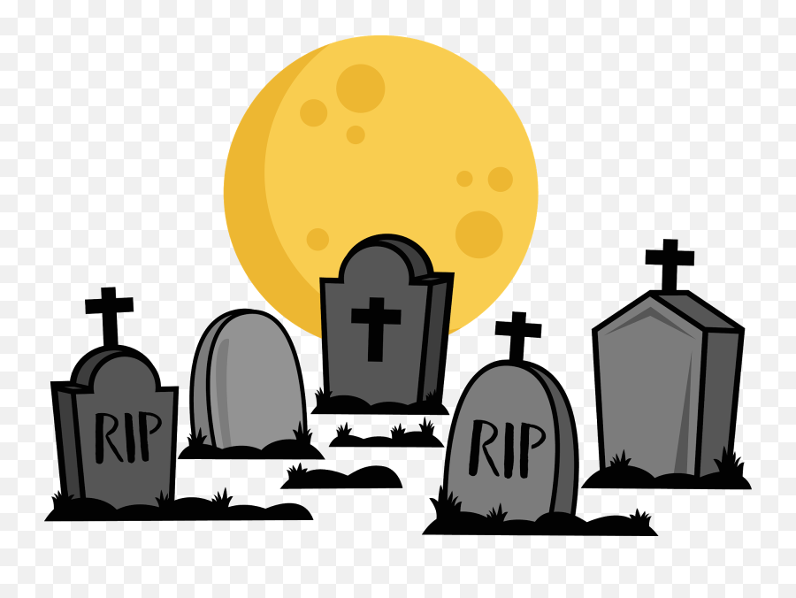 Download Cemetery Clipart Silhouette - Cemetery Clipart Png,Cemetery Png