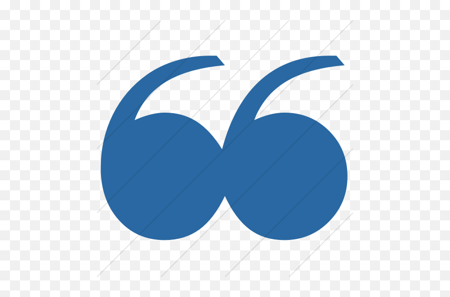 Blue Quote Icon Png 94 Quotes - Dark Blue Quotation Marks,Quotation Icon