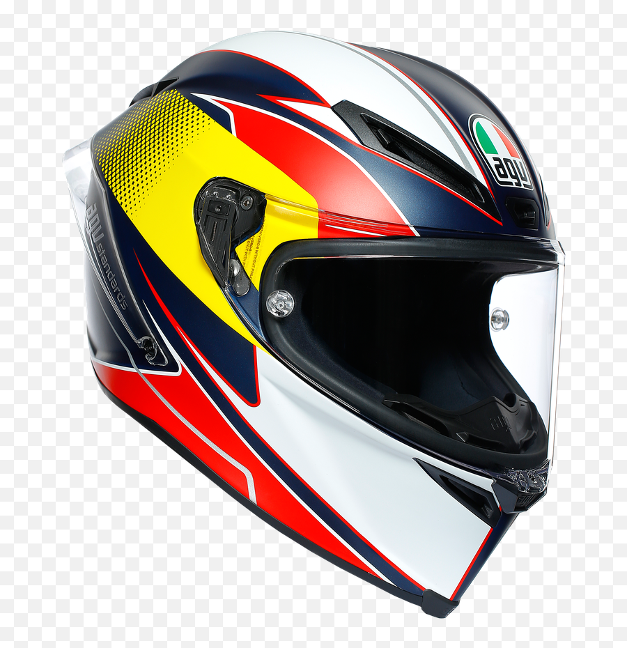 Corsa R E2205 Multi - Agv Corsa R Blue Red Yellow Png,Blue Icon Motorcycle Helmet