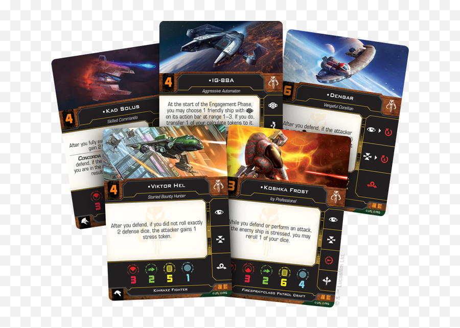 Let The Past Die X Wing 2 Ship Cards Png - wing Vs Tie Fighter Icon