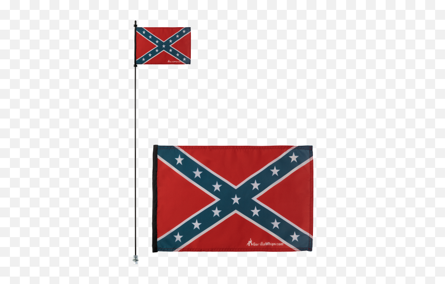 Confederate Flag Specialty Whip Safety - Dixieland Png,Rebel Flag Png