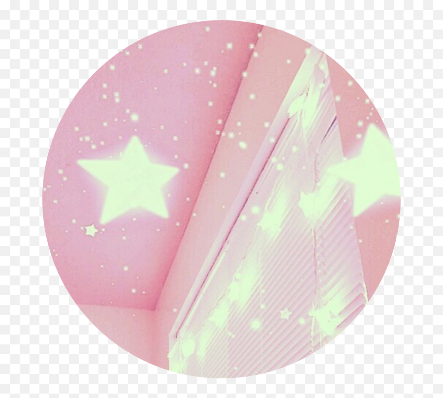 Pink Stars Png - Pink Aesthetic Icon Stars Star Profile Pic Aesthetic Pastel Circle Png,Icon Frames Tumblr