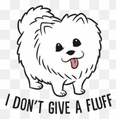 Funny Pomeranian Dog I Dont Give Fluff Beach Towel - Happy png