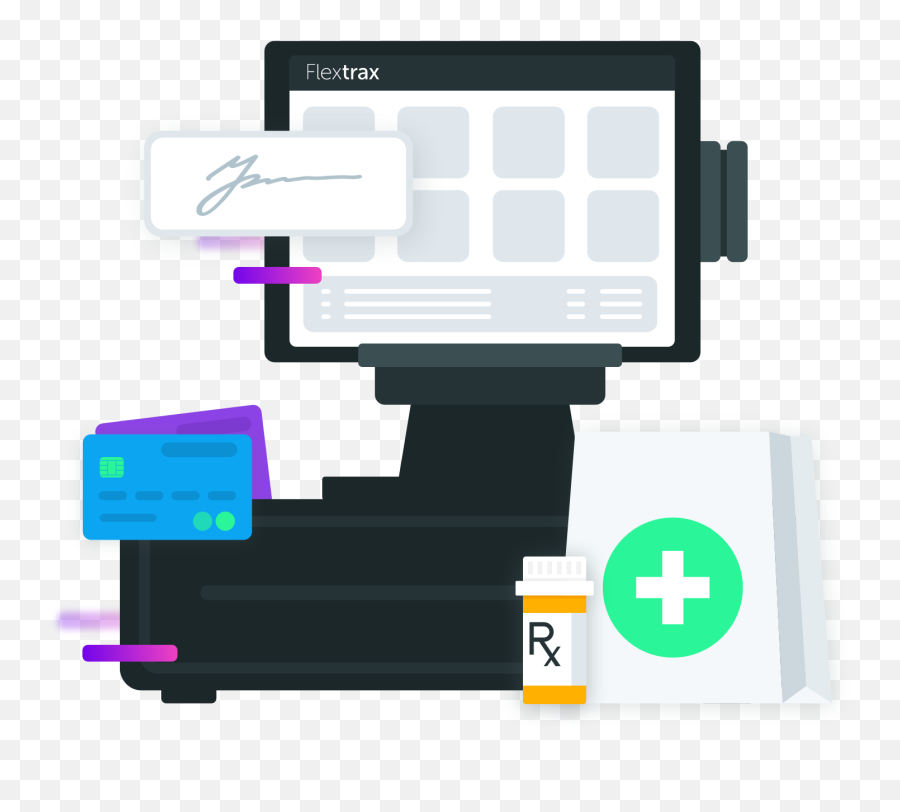 Flextrax Pharmacy Pos Keycentrix Management Software - Pharmacy Pos Icon Png,Pos Icon