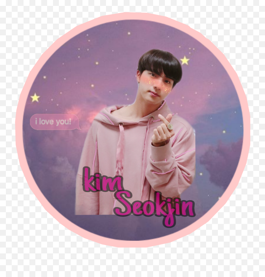 Jin Edit Stickers Bts Aesthetic Sticker By Thelune505 - Fictional Character Png,Yugyeom Icon