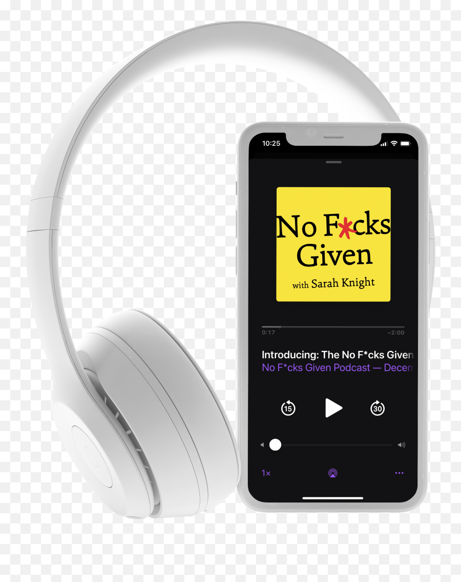 No Fucks Given With Sarah Knight Podcast - Sarahknightcom Electronics Brand Png,Cks Icon