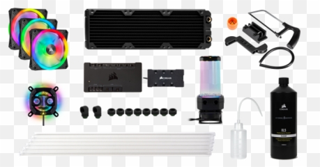 Hydro X Series Icue Xh305i Rgb Custom Cooling Kit - Corsair Icue Xh305i Rgb png