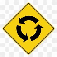 Ontario Road Sign Wa - 39 Download Logo icon png svg Roundabout Ahead Sign