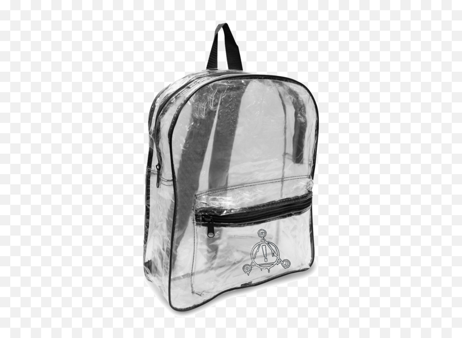 Logo Backpack - Clear Pvc Backpack Png,Panic At The Disco Logo Png
