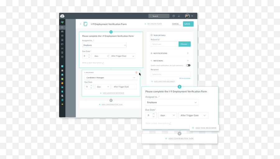 Employee Onboarding Software Hr Products Cloud - Hr Cloud Employee Profile Png,Electronic Form Icon