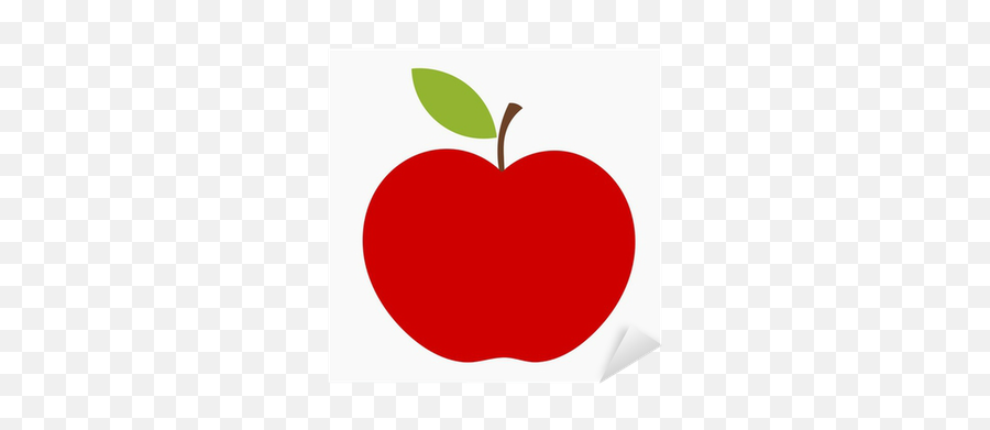 Sticker Red Apple Icon - Pixersus Branca De Neve Vetor Maça Png,Red Cost Icon