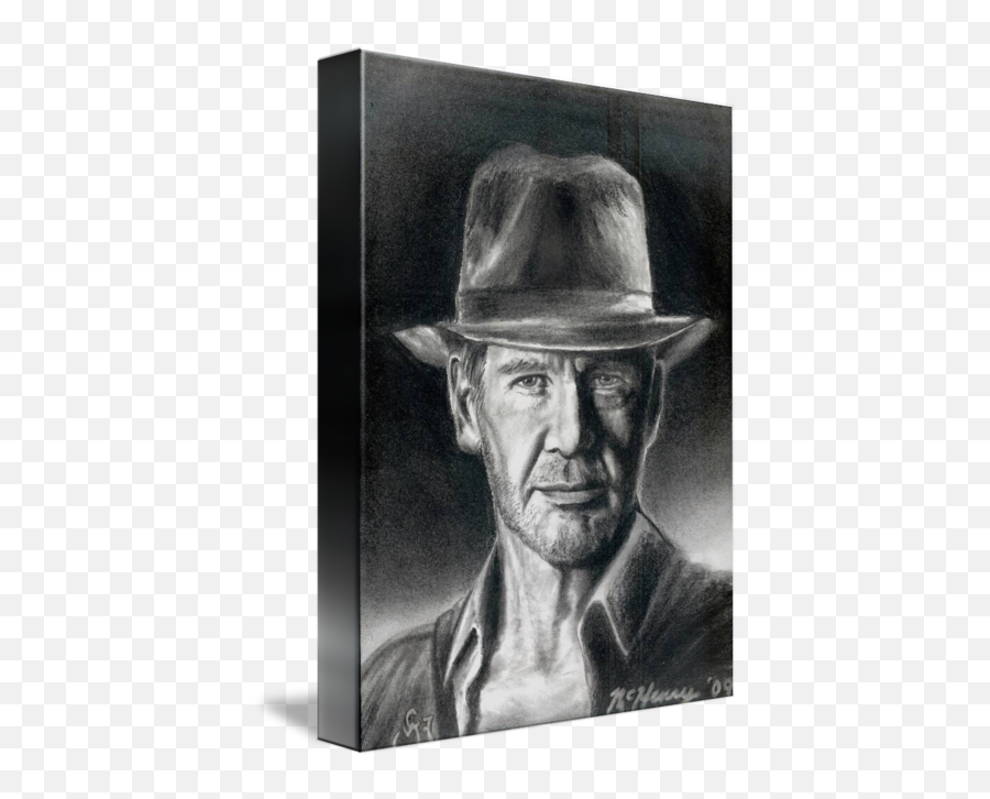 Harrison Ford Indiana Jones By Michael Mchenry - Gentleman Png,Indiana Jones Png
