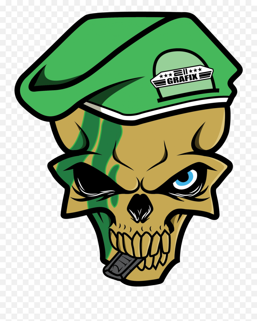 Skull Logo Png Image - Drawing Picture Of Army,Skull Logo Png