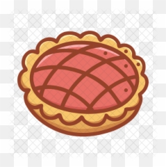 Apple Pie Icon Of Doodle Style Png