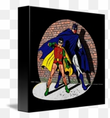 Batman And Robin In The Spotlight By David Caldevilla - Justice League Png,Batman And Robin Png