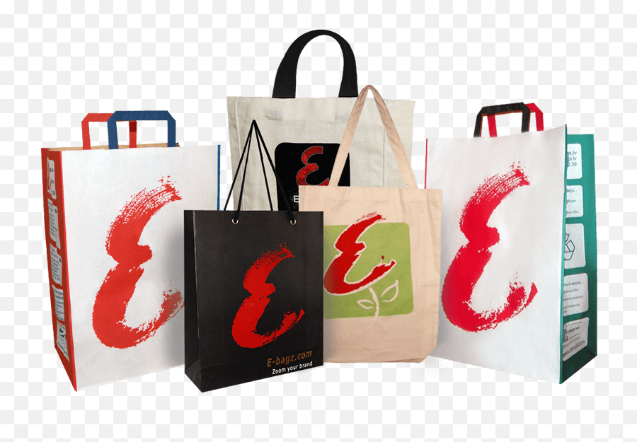E - Textile Paper Bag Png,Plastic Bag Png