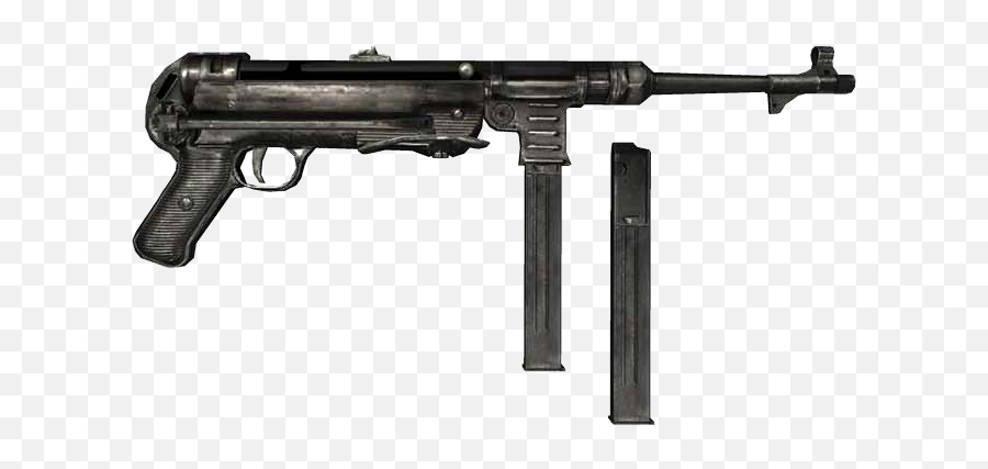Mp40 Gun Png Gier Fi - Mp40 Vector,Tommy Gun Png