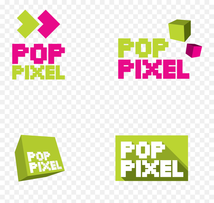 Pop Pixel - Graphic Design Png,Pixel Logo