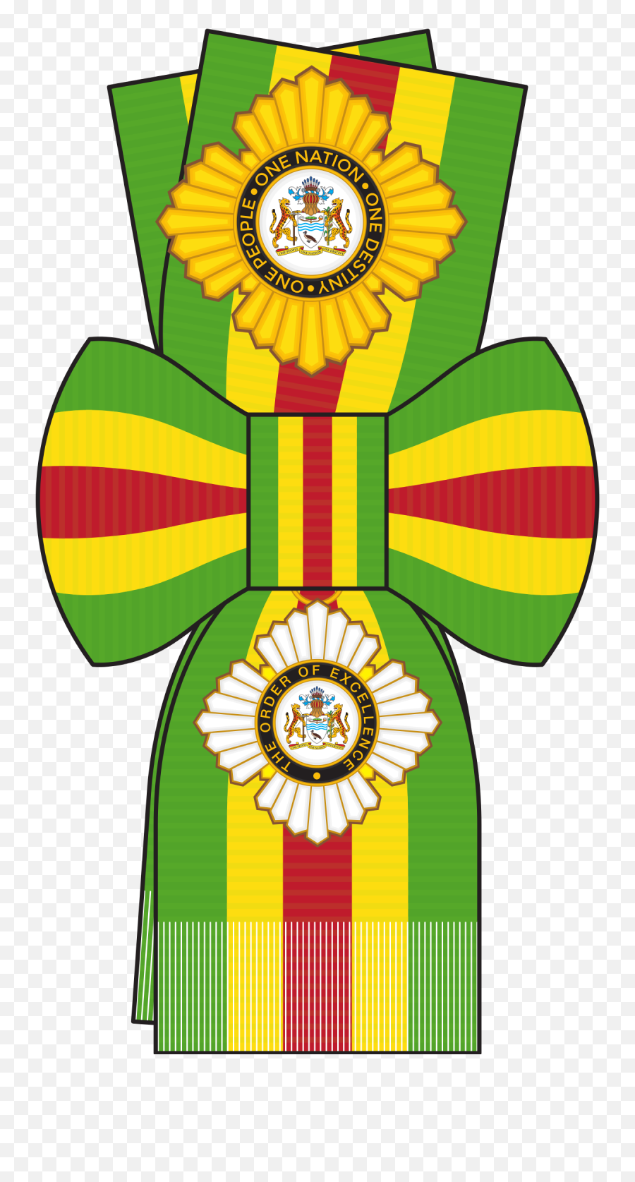 Fileorder Of Excellence Guyana Sash And Starsvg - Wikipedia Guyana Order Of Excellence Png,Sash Png