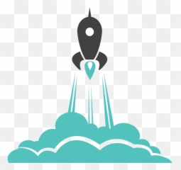 Transparent Background Rocket Launch Clipart - Png
