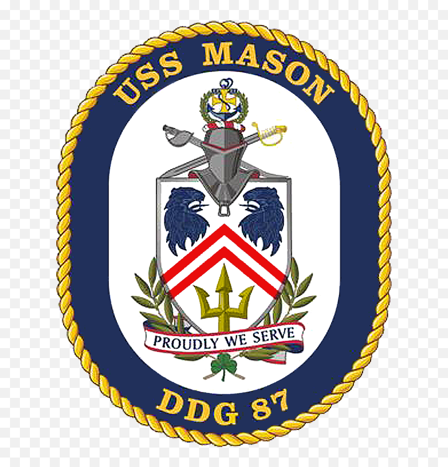 Uss Mason Ddg - Uss Bataan Png,Crest Png