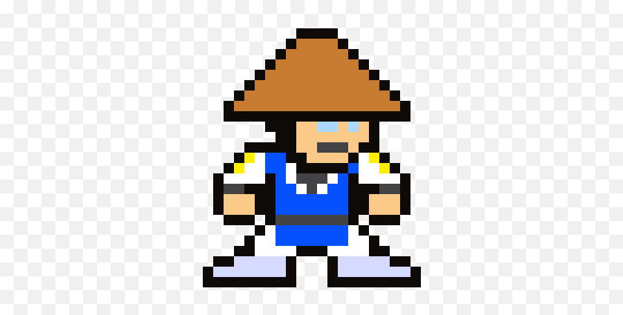 Raiden Pixel Art Maker - Megaman 8 Bit Template Png,Raiden Png