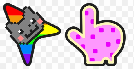 Nyan Cat Cursor - Clip Art Png,Nyan Cat Transparent