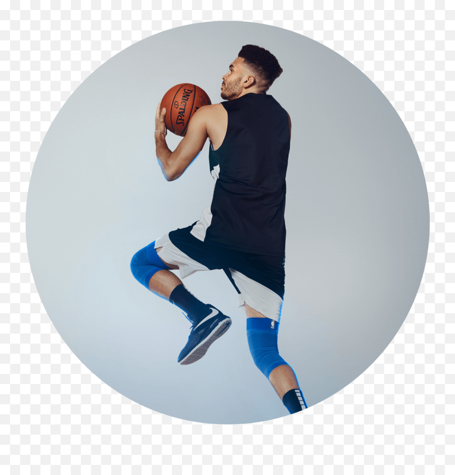 Sports Compression Knee Nba - Mavericks Basketball Gas Science Museum Png,Nba Basketball Png