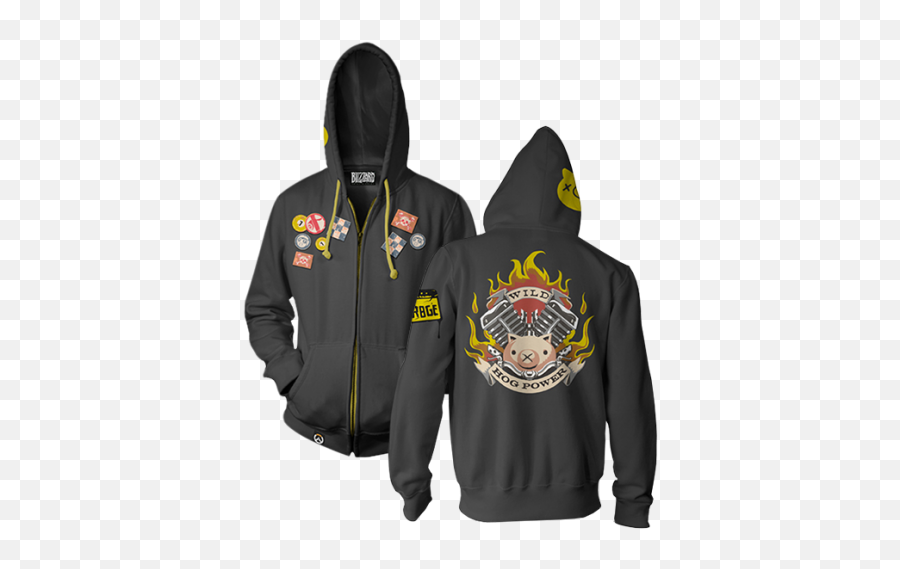 Overwatch - Ultimate Roadhog Menu0027s Zipup Hoodie Overwatch Ultimate Roadhog Hoodie Png,Roadhog Png