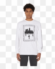 Bqe Graves Long Sleeves T - Shirt Off White Factory Tee Png,Graves Png