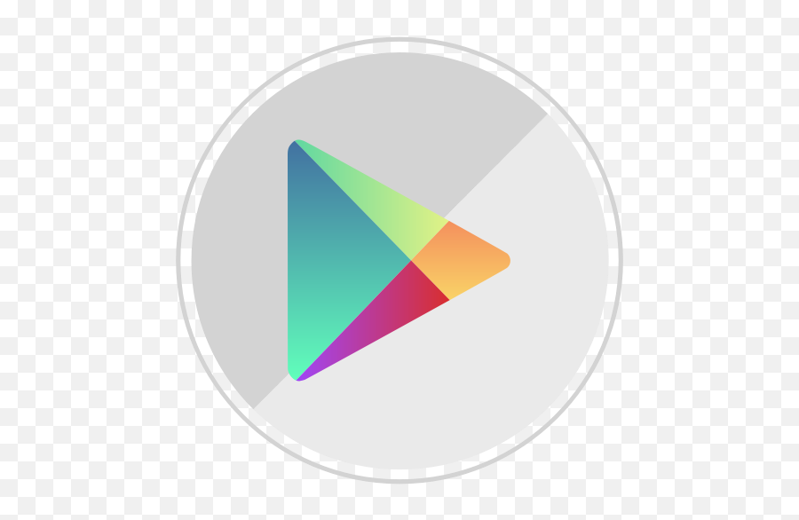 Android Google Googleplay Market Online Shopping Store - Google Play Circle Icon Png,Google Play Music Logo