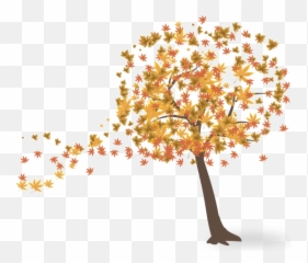 Fall Tree Transparent Png Mart - Transparent Fall Tree,Fall Png
