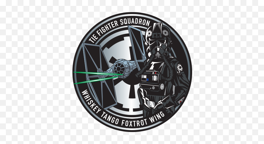 Wtf Sticker - Tie Fighter Pilot Silver Monsignor Farrell High School Png,Tie Fighter Png