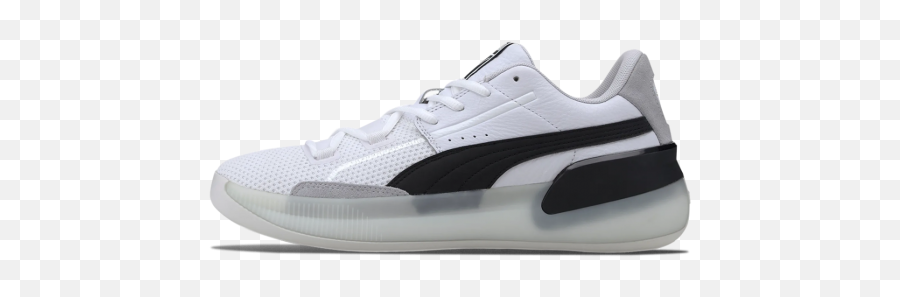 Puma Clyde Hardwood U0027whiteblacku0027 - Puma Clyde Hardwood Png,Puma Shoe Logo