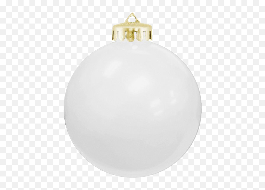 White Christmas Ball Png Free Download Mart - Lampshade,Christmas Ball Png
