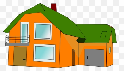House Clipart With Garage - Balcony Of Art Png