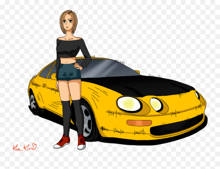 Post My Art With Me In Initial D Style - Sports Car Png,Initial D Png