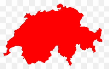 Swiss Map Switzerland - Silhouette png