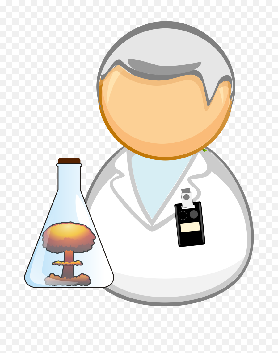 Download Nuclear Scientist Transparent Hd Png - Nuclear Medicine Clipart,Mushroom Cloud Transparent
