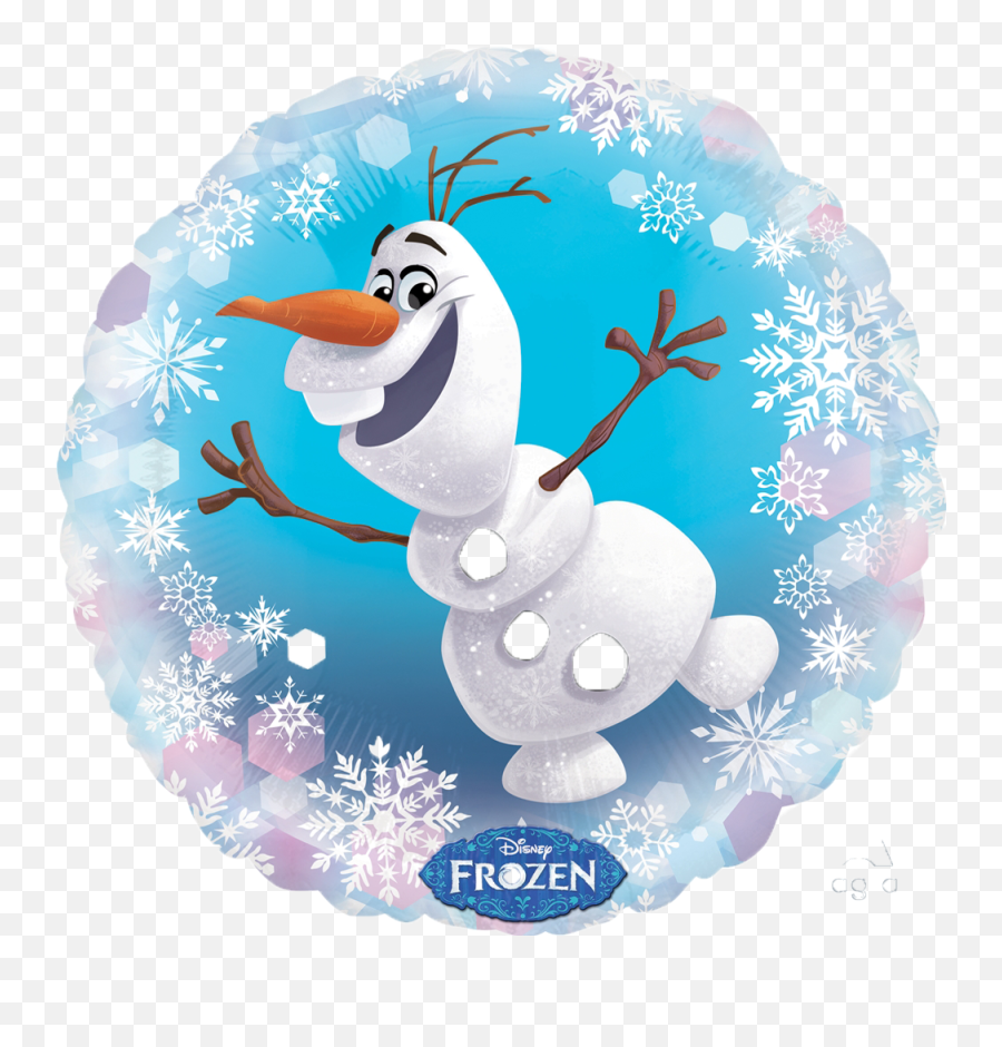 Frozen Olaf Balloon - Frozen Olaf Labels Birthday Png,Olaf Transparent