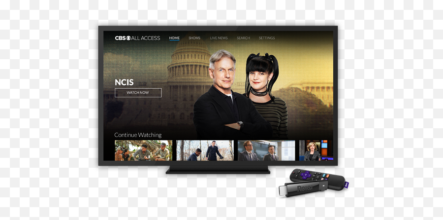 Cbs All Access Comes To Roku Devices In - Display Png,Roku Png