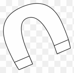 White Magnet Png Image - Black And White Magnet Clipart,Magnet Png