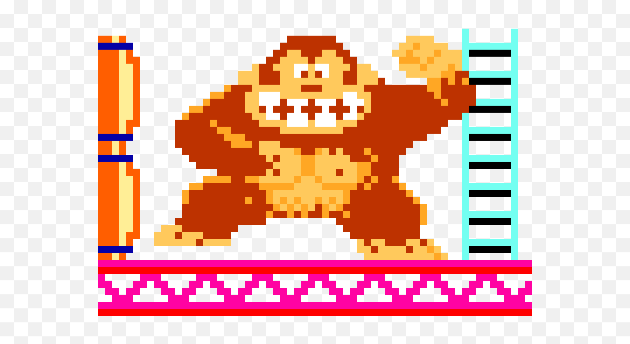 Donkey Kong - Donkey Kong 8 Bits Png,Donkey Kong Png