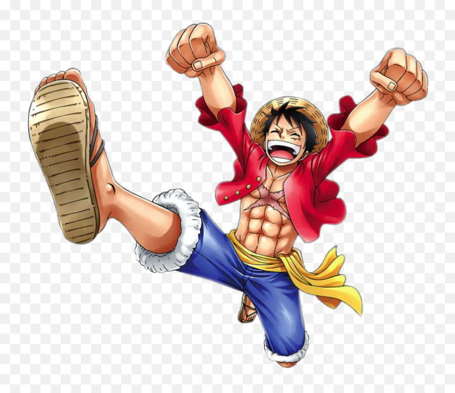 Check Out This Transparent One Piece Monkey D Luffy Jumping Png Background