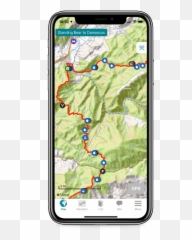 Appalachian Trail Gps Hiking Guide - Smartphone Map Language Png,At&t Logo Png