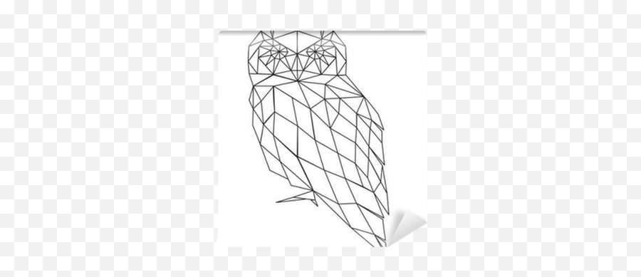 Poligonal Owl Silhouette Wallpaper U2022 Pixers We Live To Change - Owl Geometric Line Drawing Png,Owl Silhouette Png