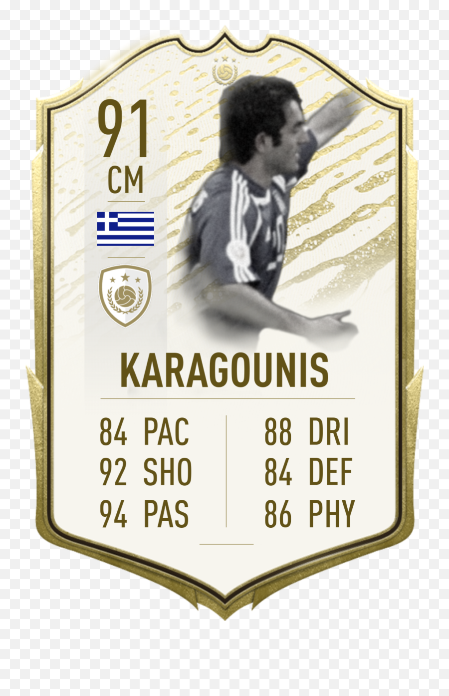 Giorgos Karagounis Deserves An Icon Card Fifa Fifa19 - Just Fontaine Fifa Cards Png,Malzahar Ult Icon