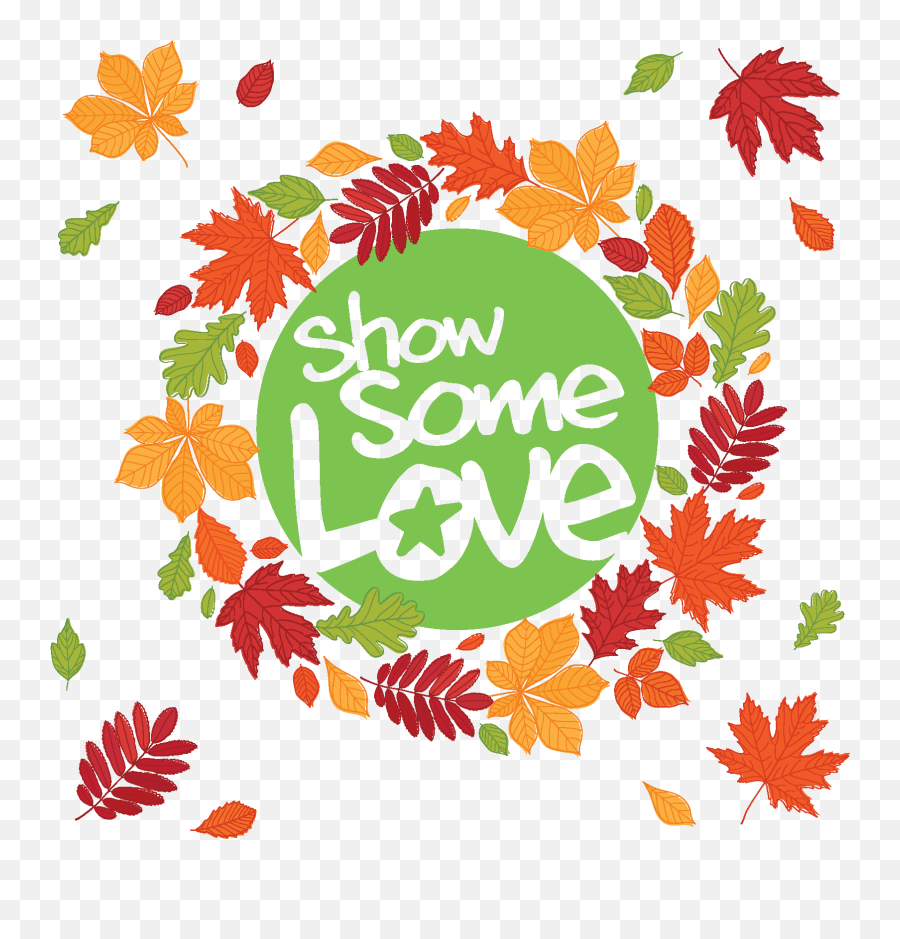 Image Icon Fall Leaves - Cfc Show Some Love Logo Clipart Christmas Show Some Love Png,I Love You Icon