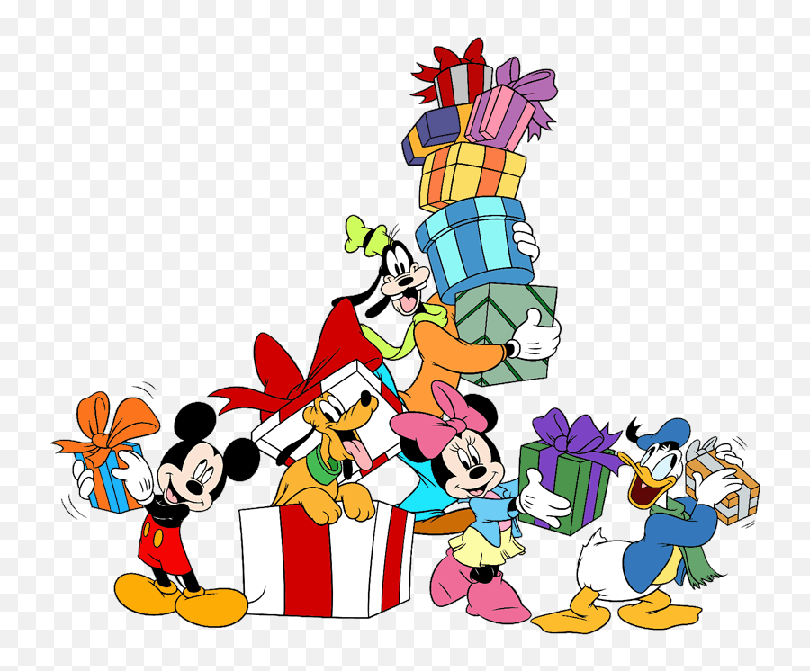 donald duck christmas clipart free